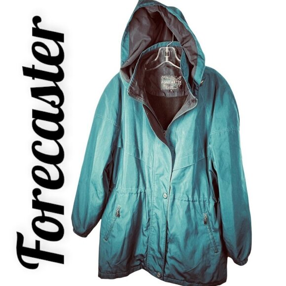 FORECASTER SPORT Vintage Mid-length Trench Raincoat Removable Liner & Hood, M - Picture 5 of 12